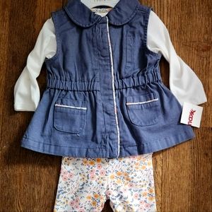 6 months max studio 3 piece outfit